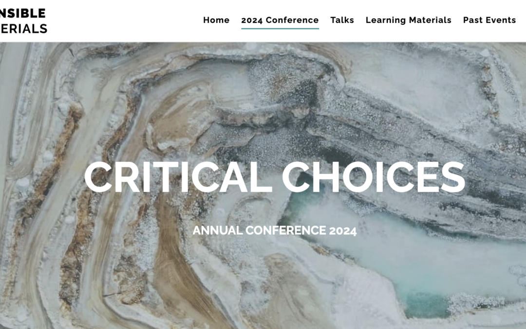 2024 Responsible Raw Materials conference – Registration is open!