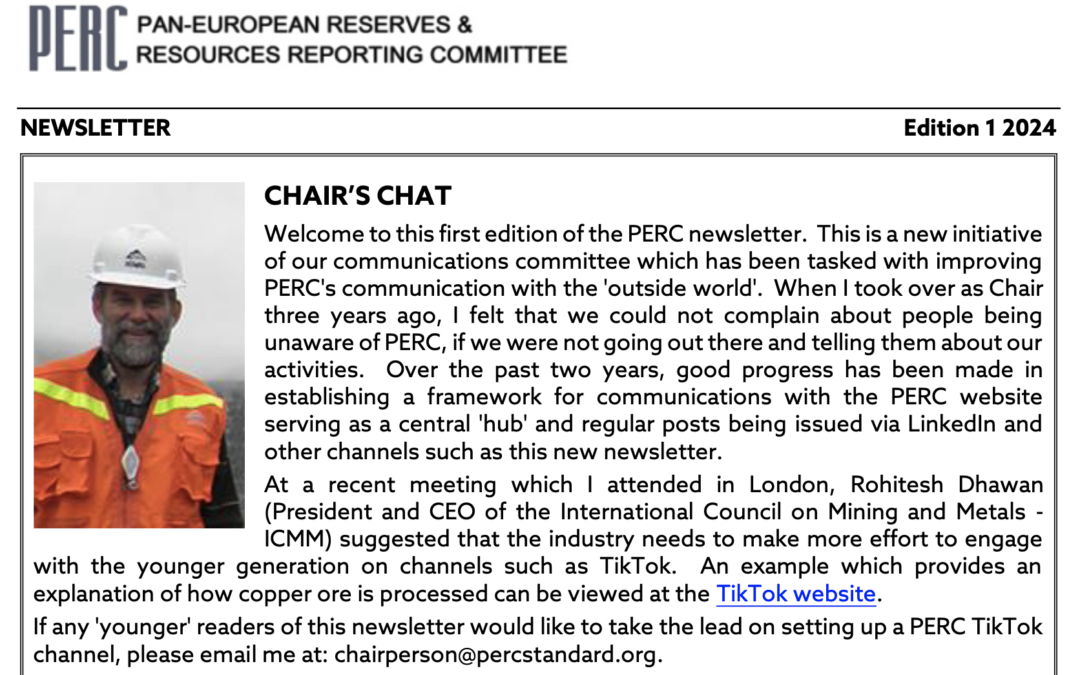 PERC Newsletter – Edition 1 2024