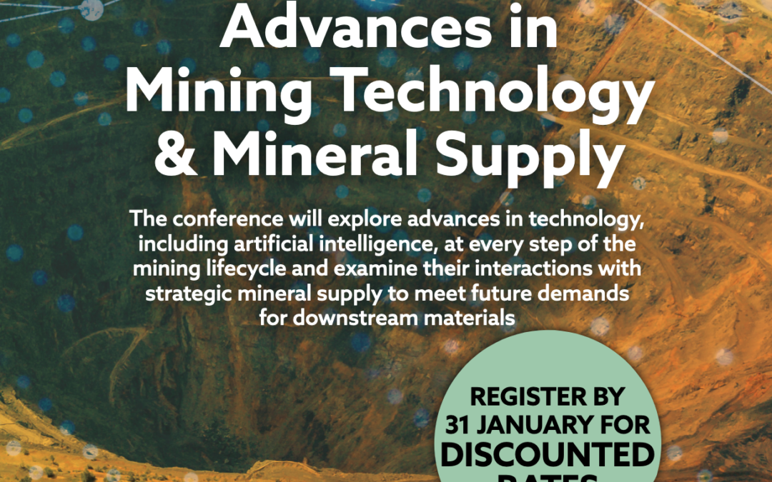 IOM3 conference: Advances in Mining Technology & Mineral Supply