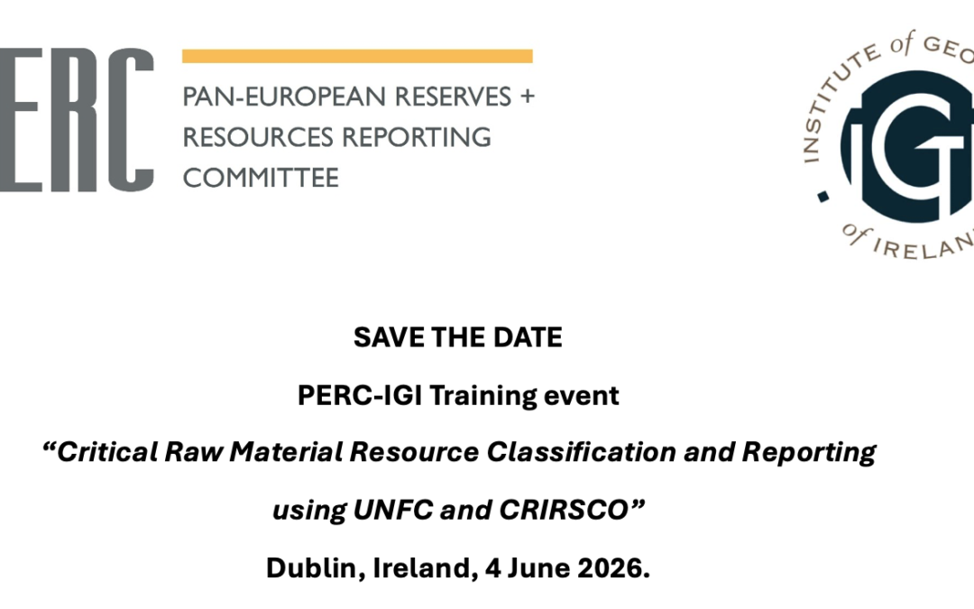 Save the date: PERC-IGI training